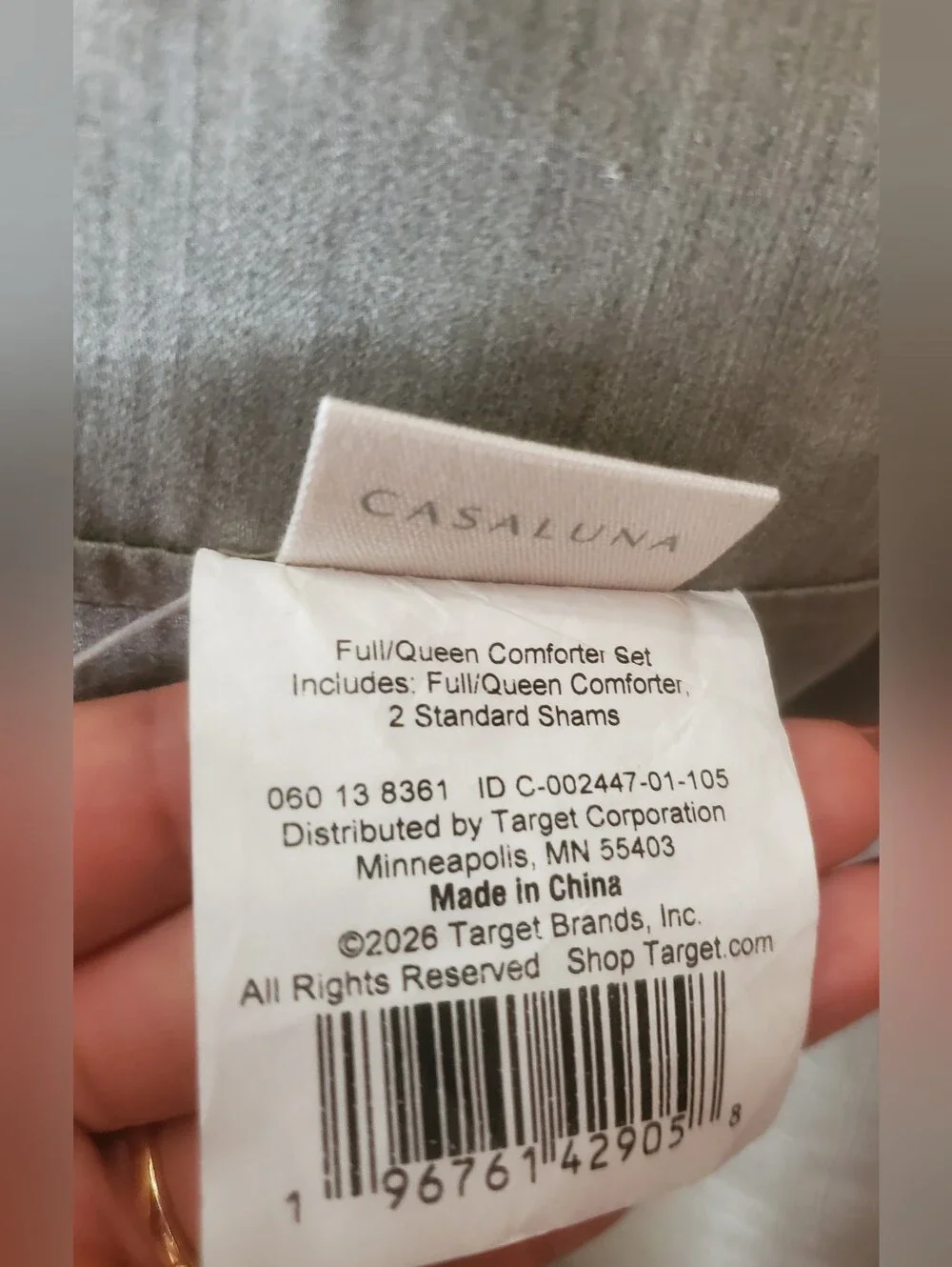 Casaluna NWT Full/Queen Rayon From Bamboo Comforter Set Olive Green